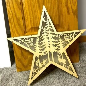 Light up forest star